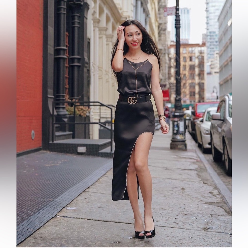 Set of two. Co-ord.Black dress.Skirt+ top. Evening.Party.Date night.Dinner dress